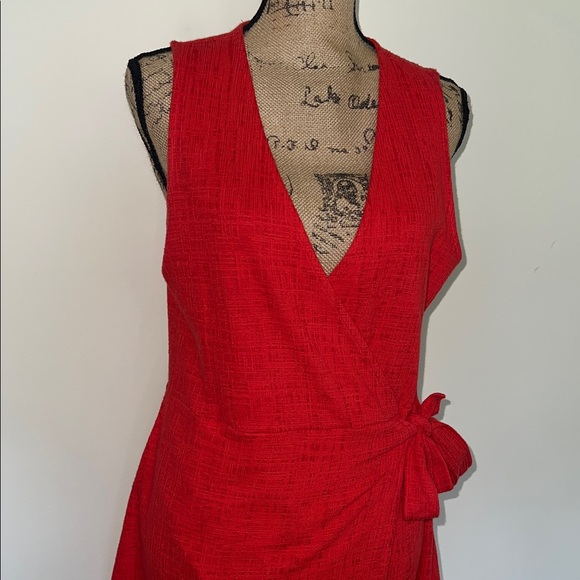 Madewell Red Texture & Thread Top - Picture 2 of 7